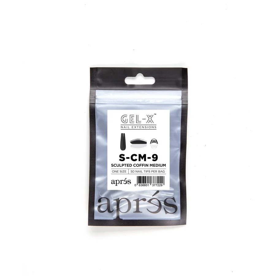 Apres Refill Bags (50pcs) Sculpted Coffin Medium - Image 15