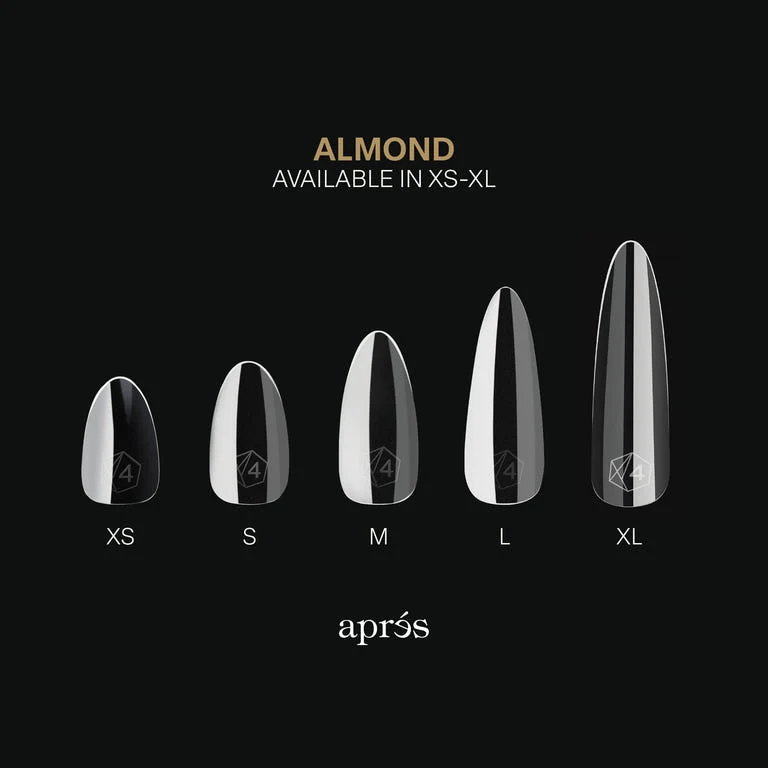 Apres Gel X™ Box of 280pcs Natural Almond Extra Short Tips Mini - Image 4