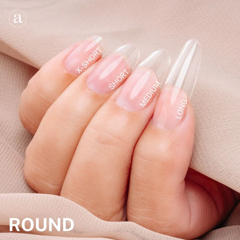 Apres Gel X™ Box of 280pcs Sculpted Round Short / Medium / Long Tips Mini - Image 10