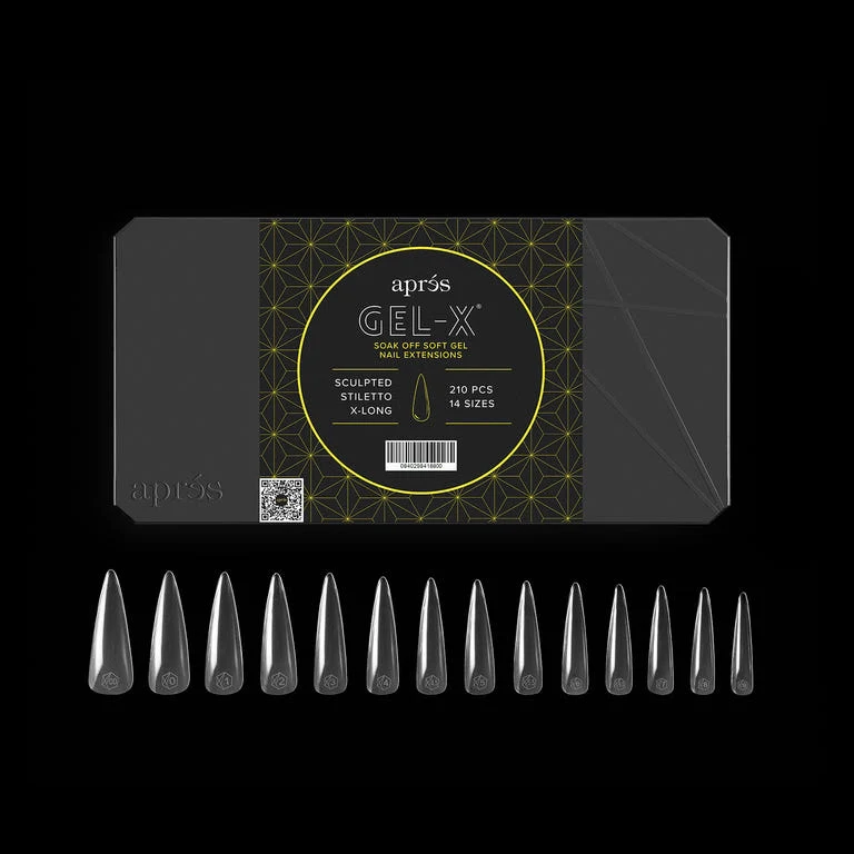 Apres Gel X™ Box of 280pcs / 210pcs Sculpted Stiletto Tips Mini - Image 11