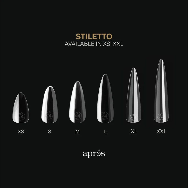 Apres Gel X™ Box of 280pcs / 210pcs Sculpted Stiletto Tips Mini - Image 4