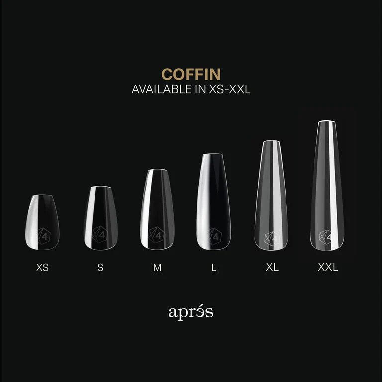 Apres Gel X™ Box of 600pcs / 420pcs 2.0 Sculpted Coffin Tips - Image 10