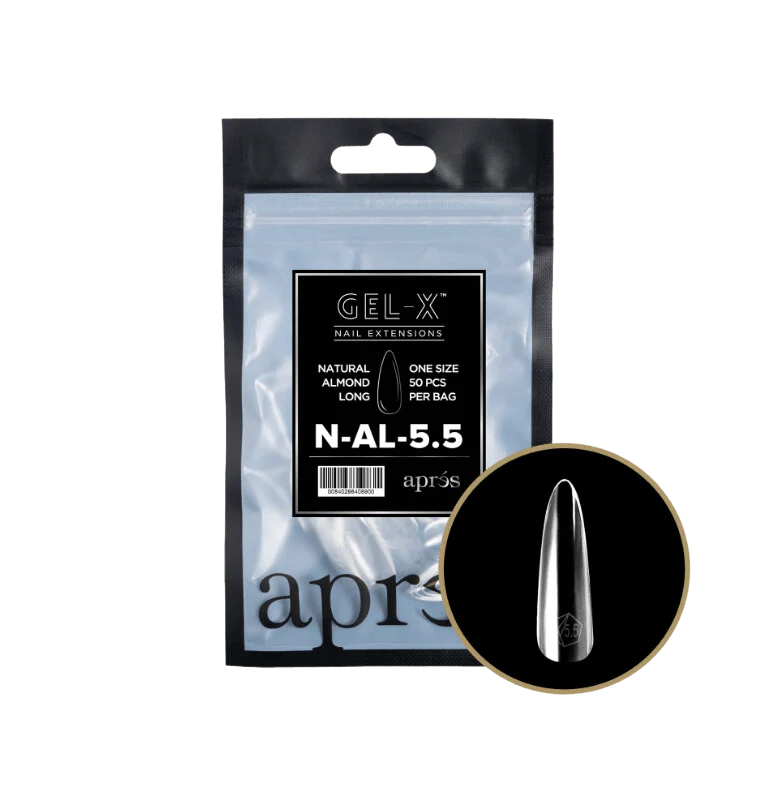 Apres Gel X™ Refill Bags (50pcs) Natural Almond Long Tips - Image 10