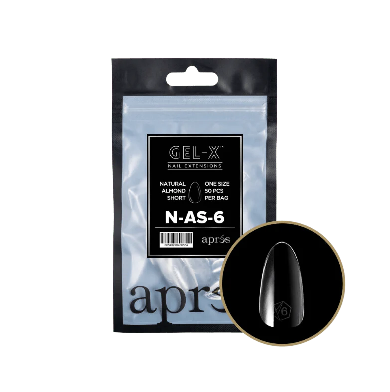 Apres Gel X™ Refill Bags (50pcs) Natural Almond Short Tips - Image 10