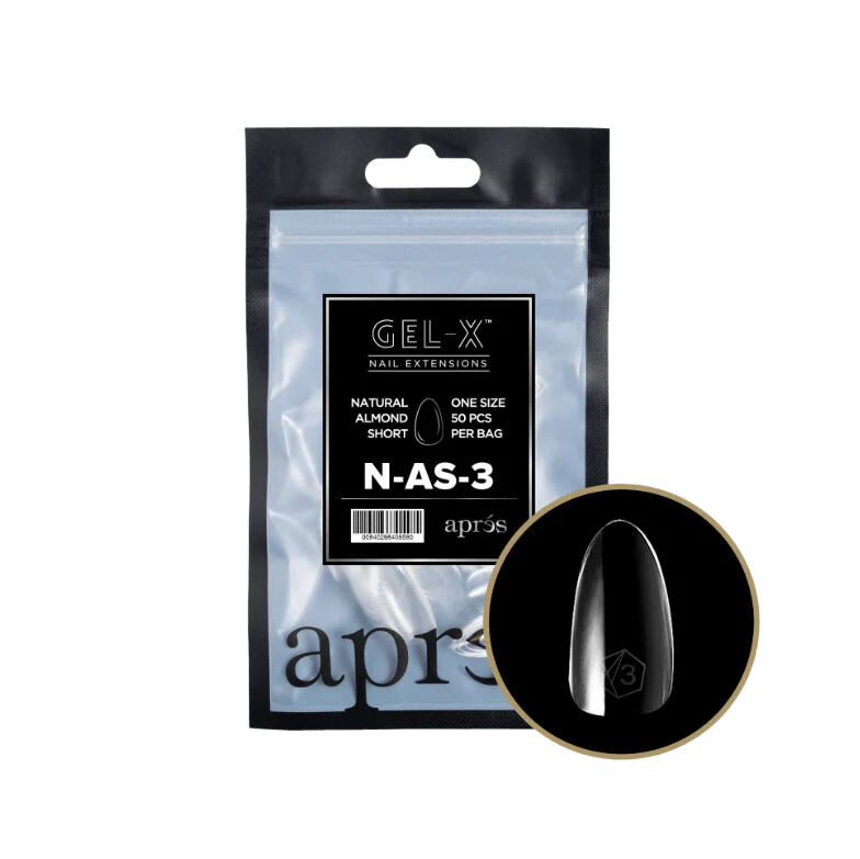 Apres Gel X™ Refill Bags (50pcs) Natural Almond Short Tips - Image 5