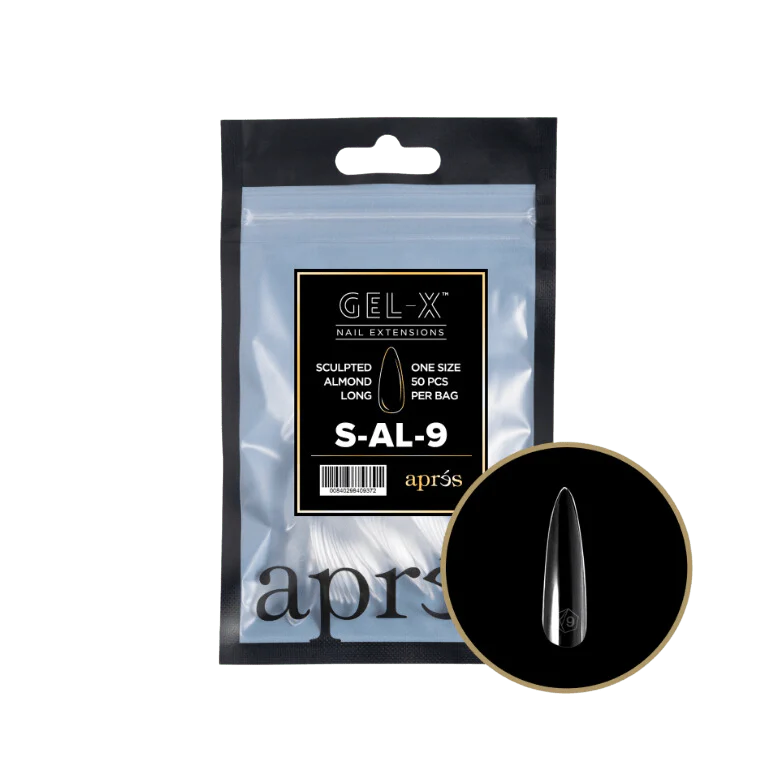 Apres Gel X™ Refill Bags (50pcs) Sculpted Almond Long Tips - Image 14