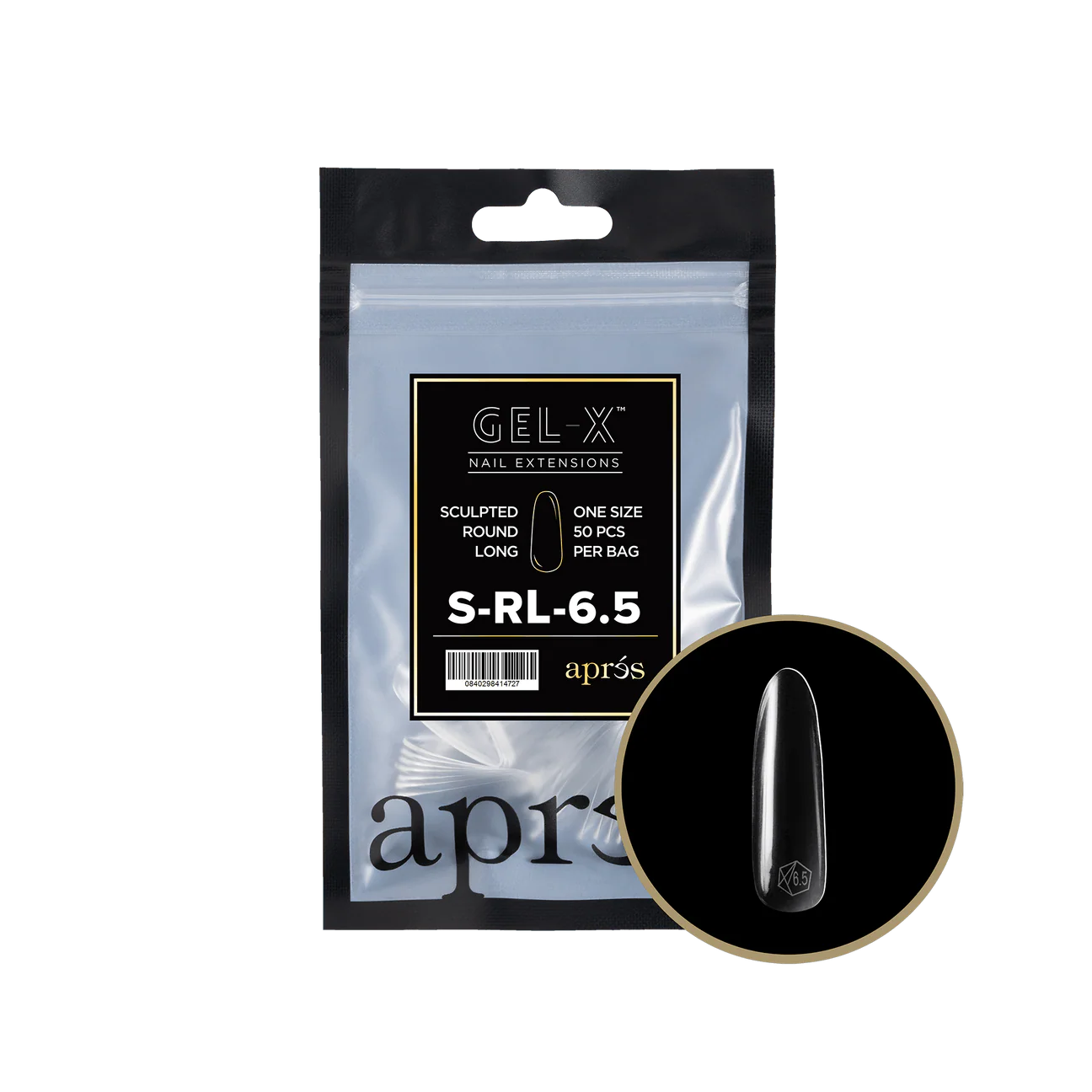 Apres Gel X™ Refill Bags (50pcs) Sculpted Round Long Tips - Image 10