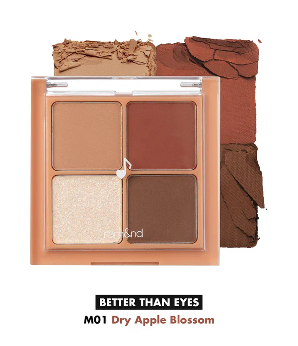 ROM&ND Better Than Eyes M01 Dry Apple Blossom - Image 2