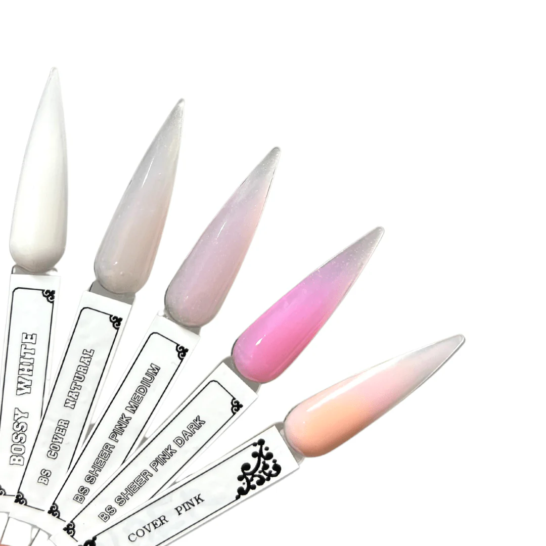 Bossy 2 In 1 Acrylic & Dip Powder American White (2 Sizes) - Image 3