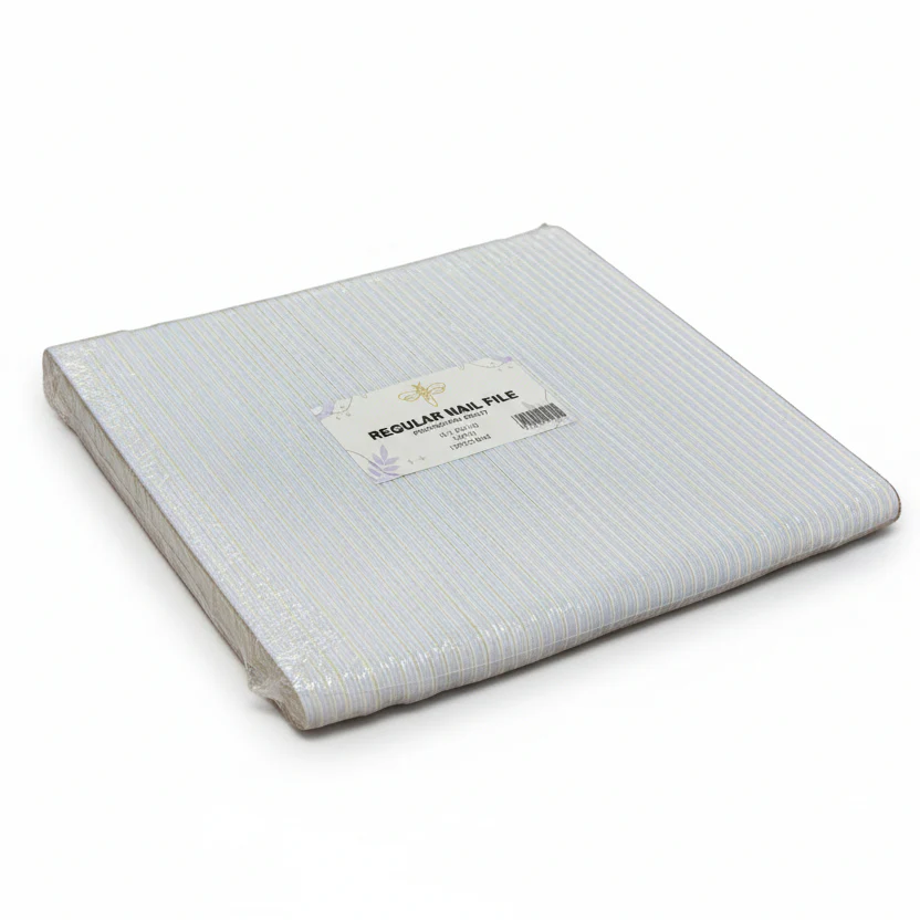 Bossy Bee Nail File Regular White (Thick foam)