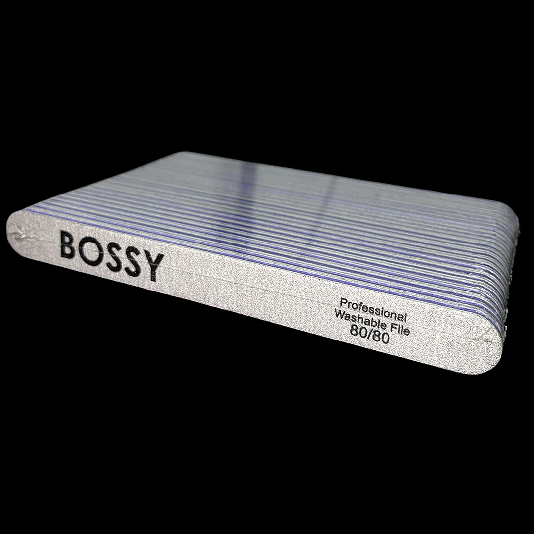 BOSSY Washable File Regular (Oval) ZEBRA (80/80) - Image 2