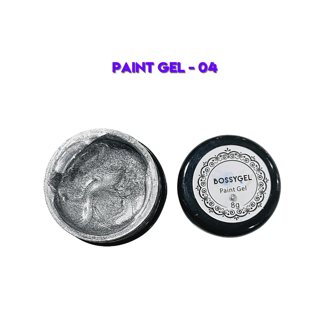 BOSSY PAINT GEL 04 SILVER 8G