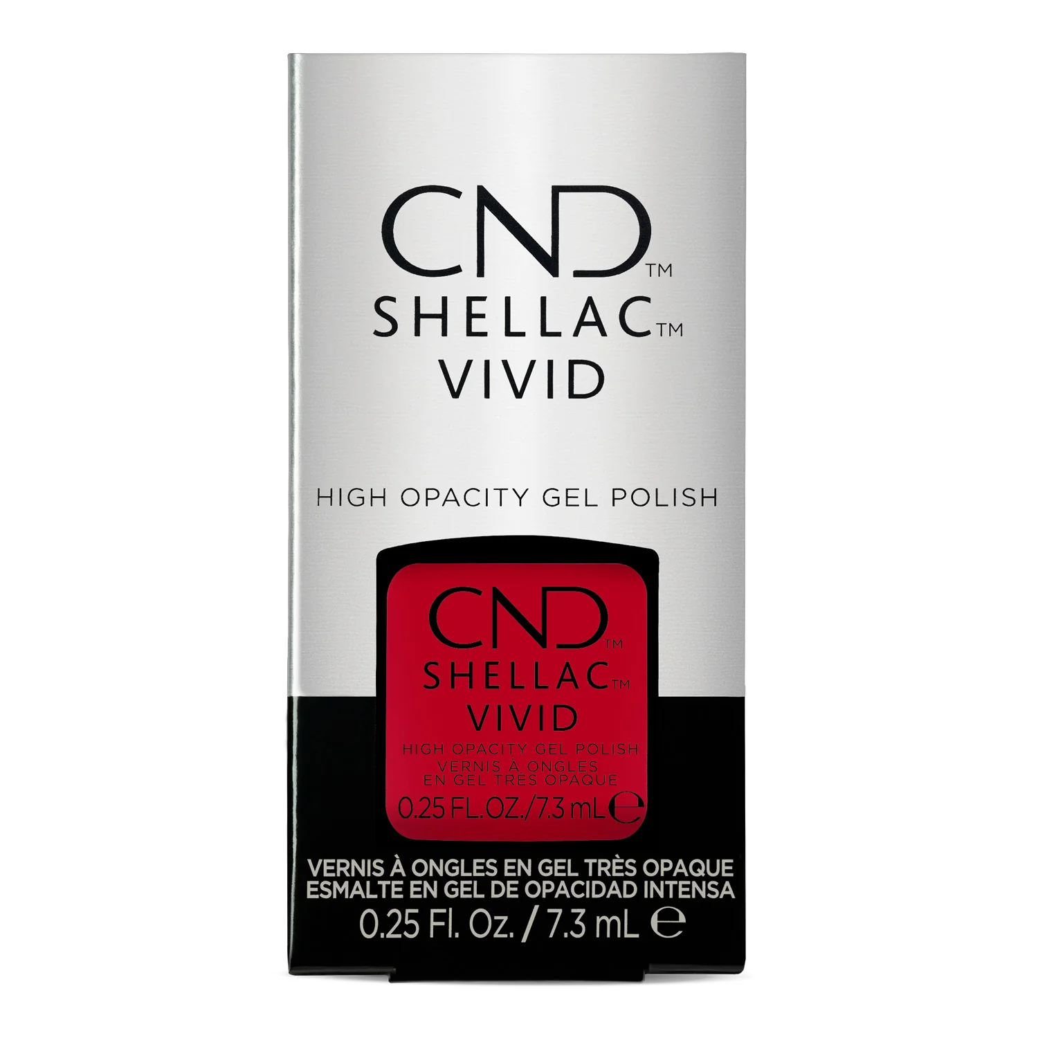 CND Shellac Vivid Red Carpet 0.25 0z - Image 4