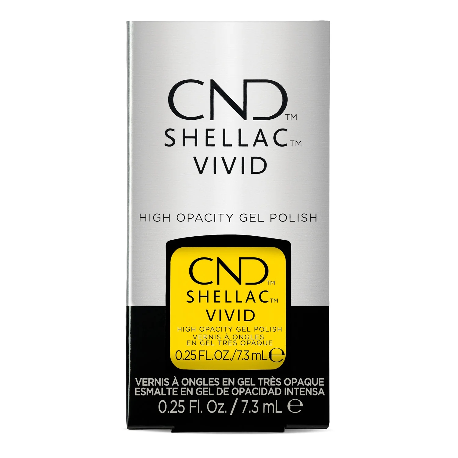 CND Shellac Vivid Yellow Taxi 0.25 0z - Image 4