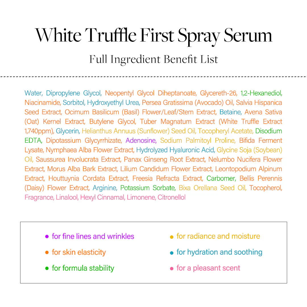 D'ALBA White Truffle VEGAN First Spray Serum 50ml - Image 8
