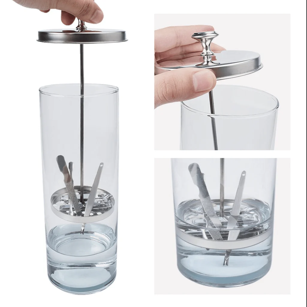Silver Star Glass Sterilizer Jar (1pc) - Image 5
