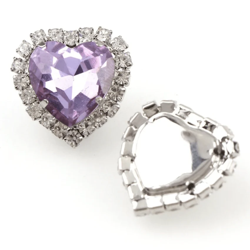 JNBS Heart-shaped Flatback Rhinestone (Bag of 10pcs) - Image 13