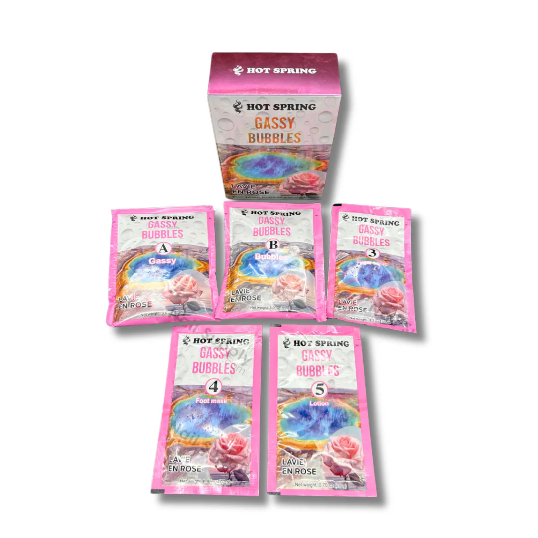 Hot Spring Gassy Bubbles 5 Step Pedi Box (7 Scents) - Image 3
