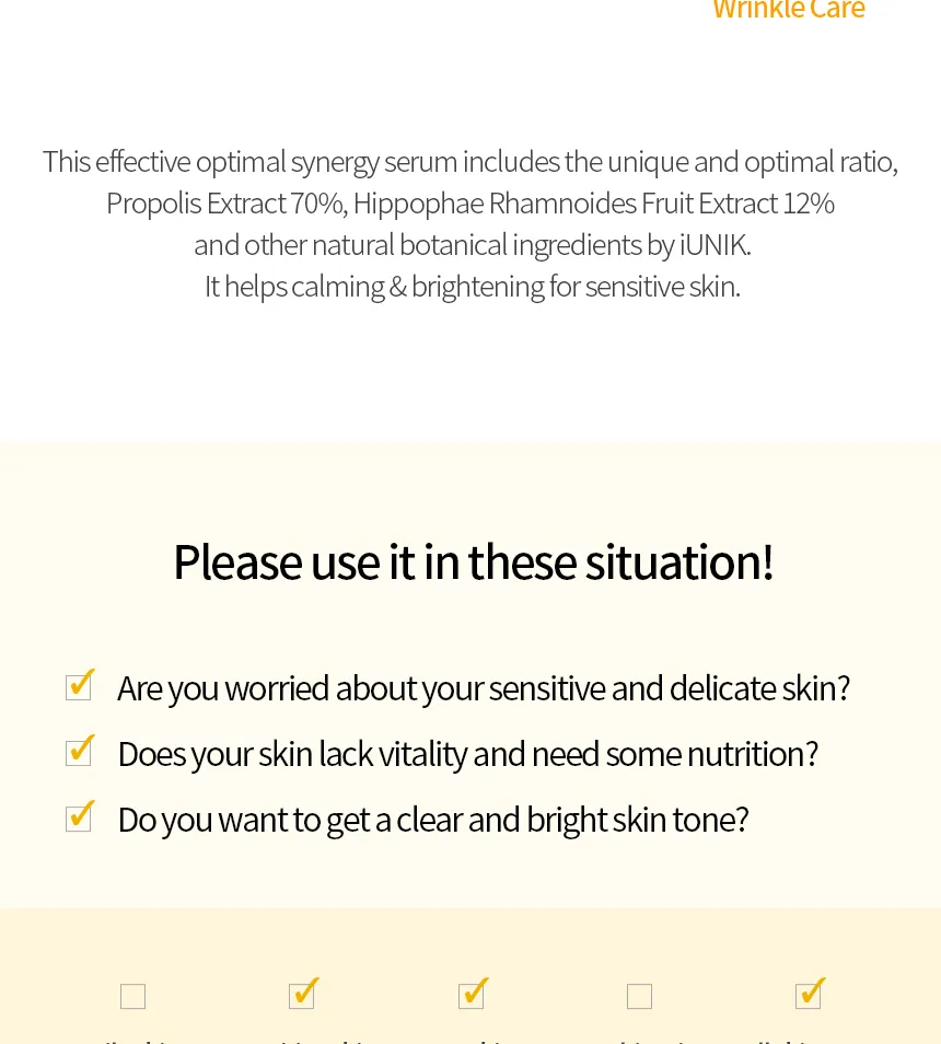 iUNIK Propolis Vitamin Synergy Serum Mini 15mL - Image 3