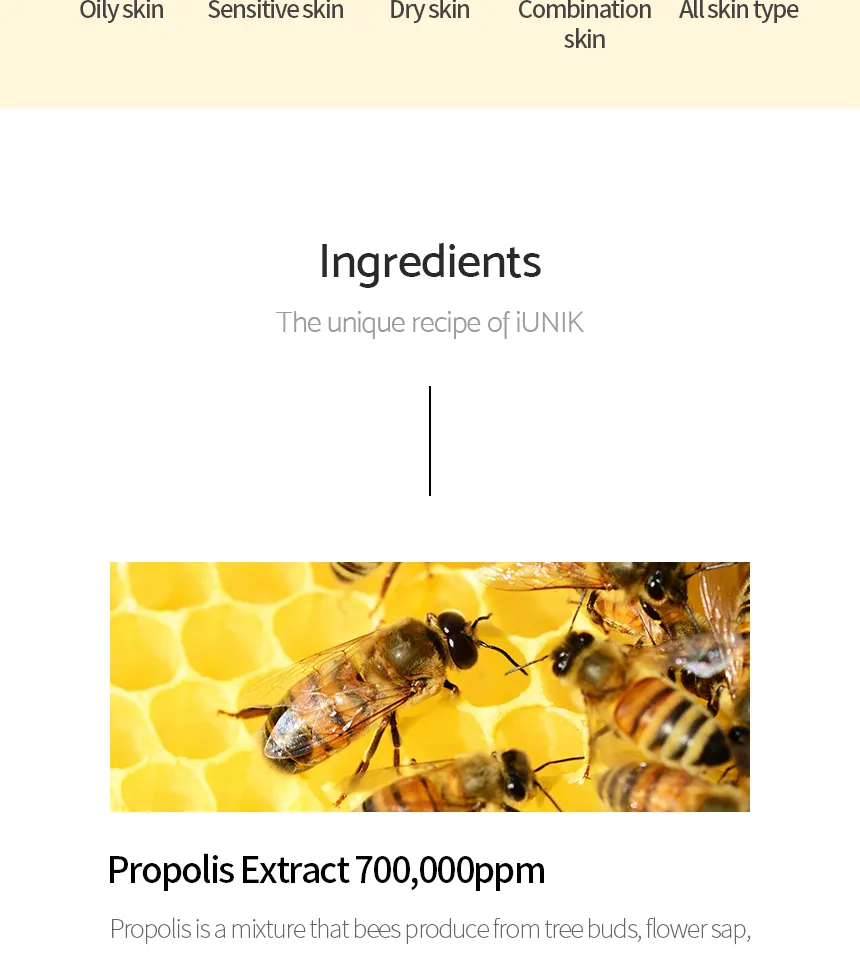 iUNIK Propolis Vitamin Synergy Serum Mini 15mL - Image 4