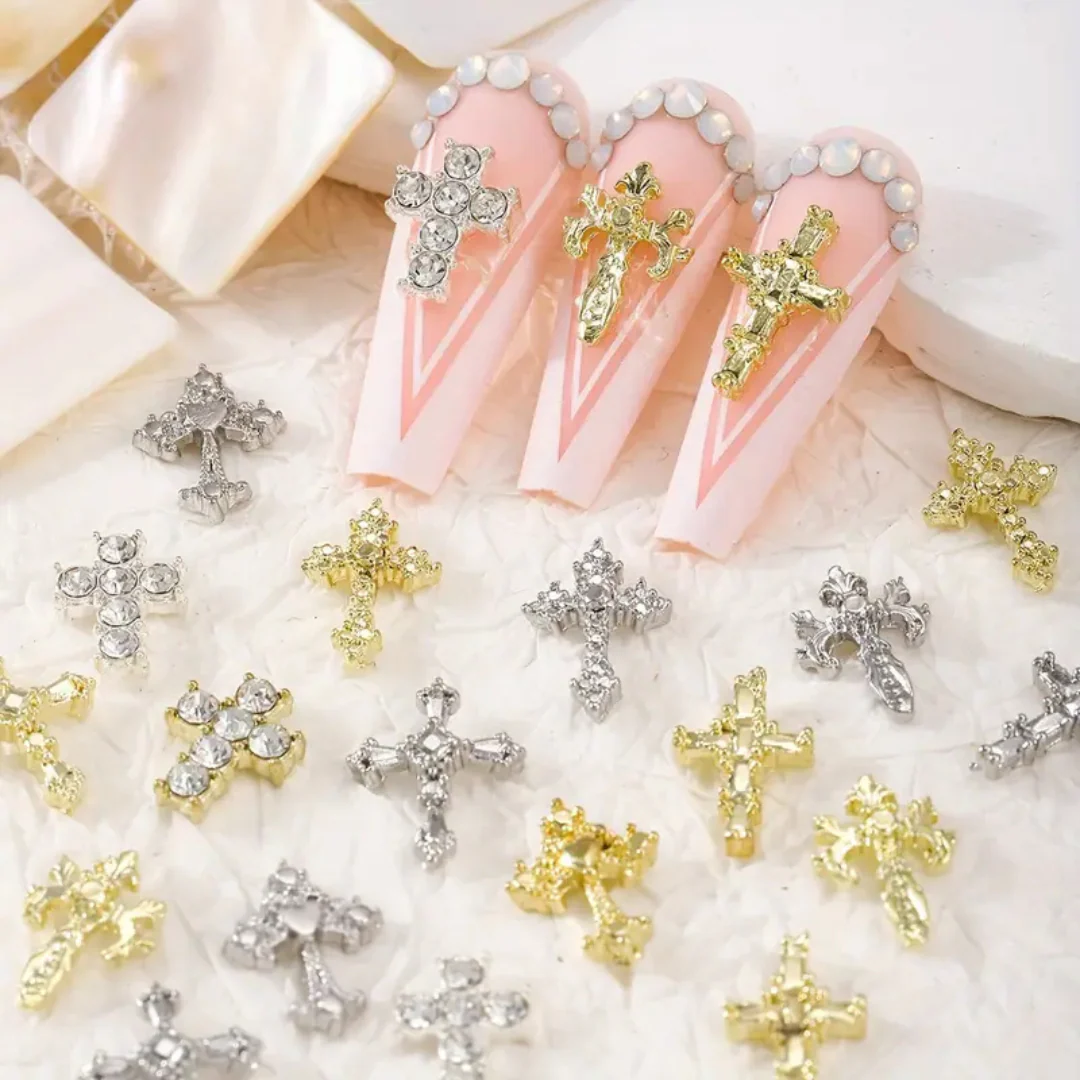 JNBS Cross Nail Charm (Set of 6) - Image 5