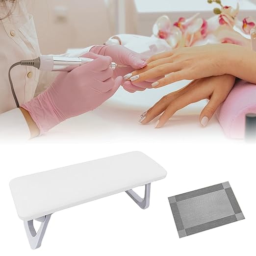 JNBS Nail Arm Rest Manicure Pillow With Mat - Image 5