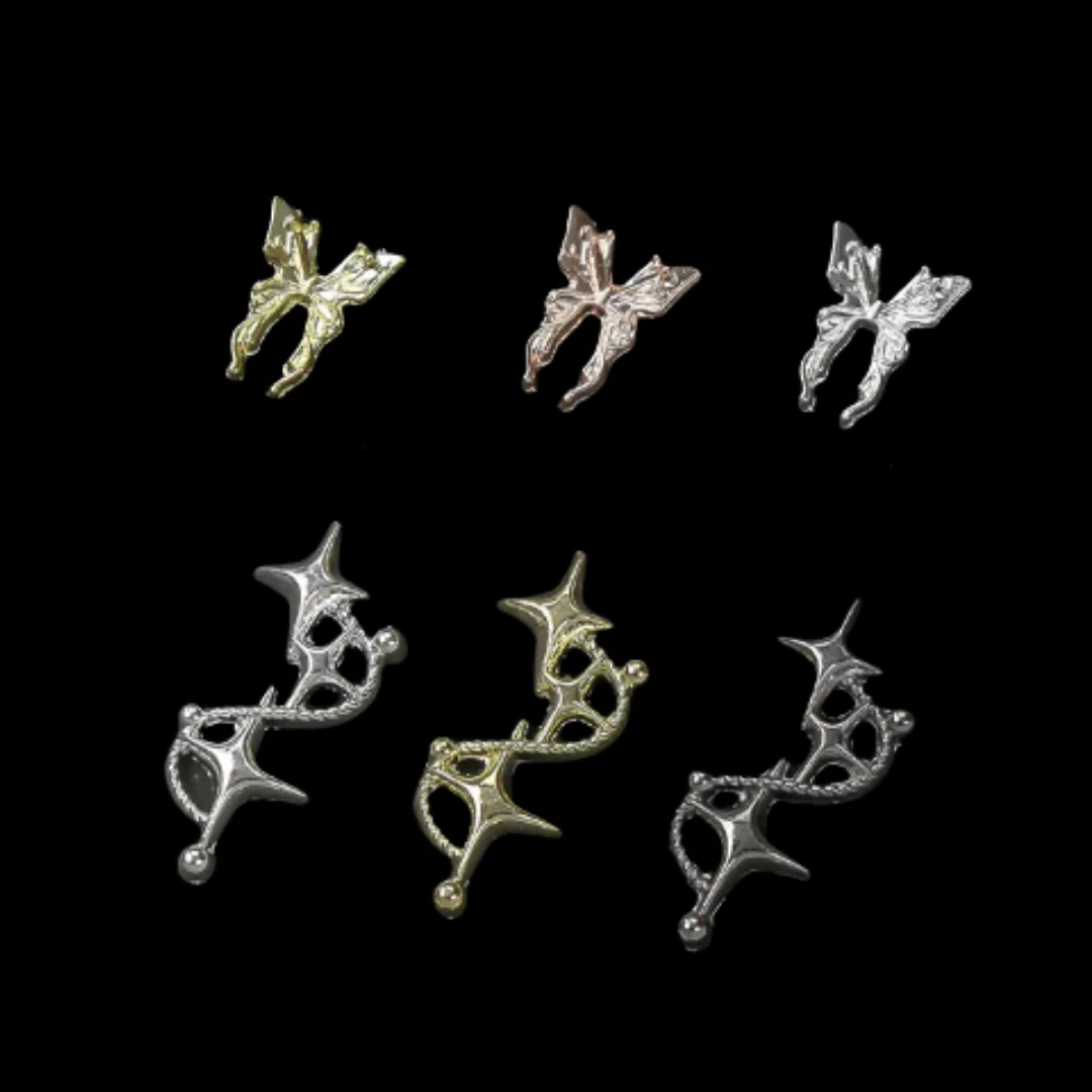 JNBS Nail Charm Alloy Star Awn 7359 (12pcs) - Image 2