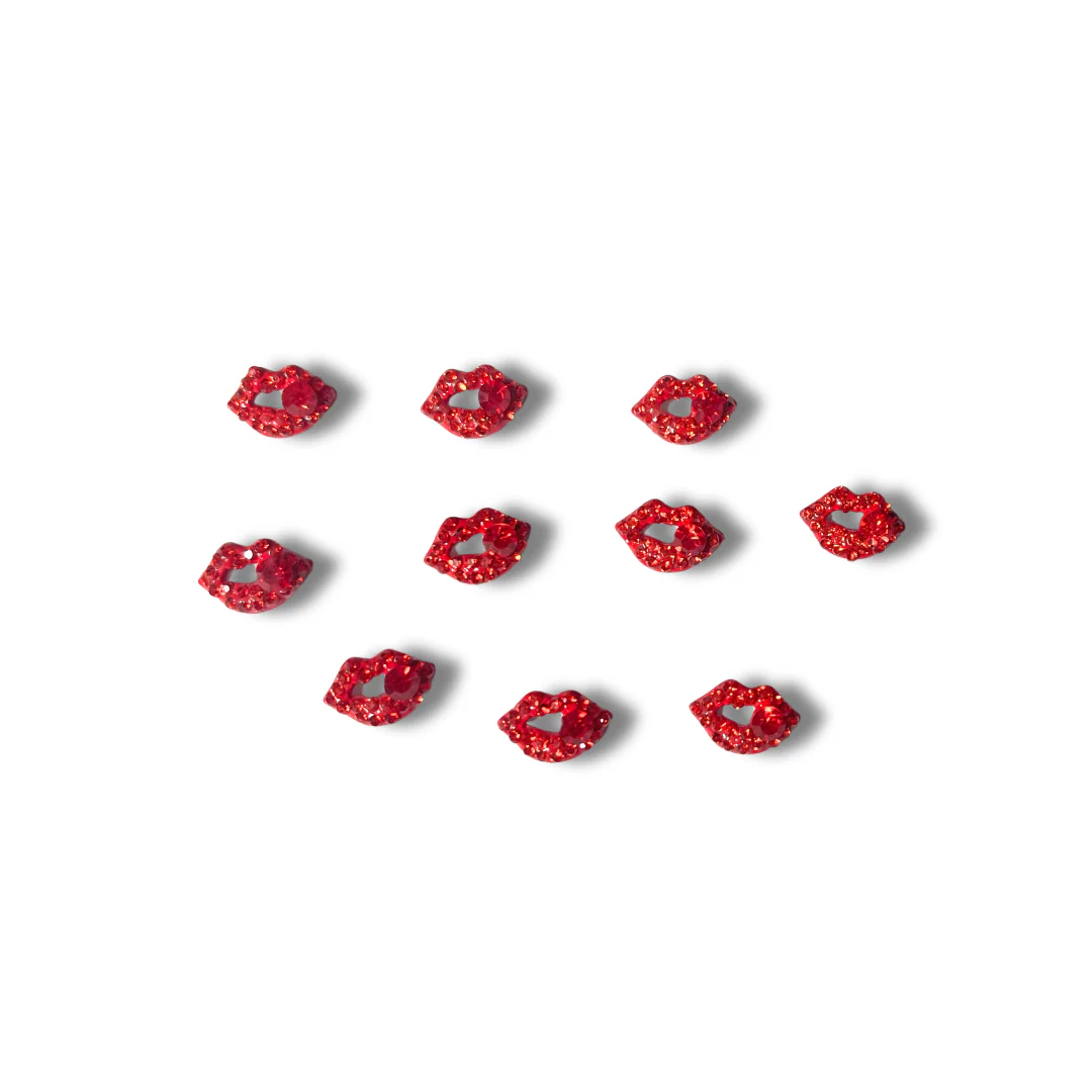 JNBS Nail Charm Lips (10pcs/bag) - Image 2