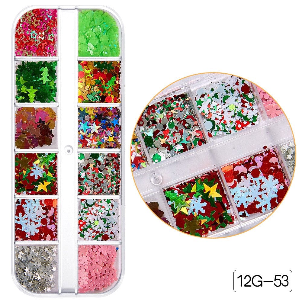 JNBS Nail Flakes Snowflakes - Image 5