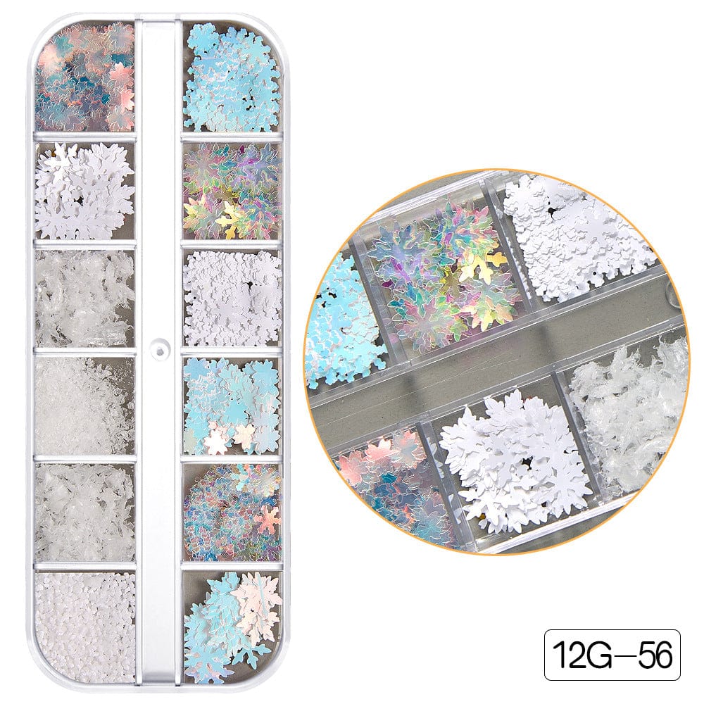 JNBS Nail Flakes Snowflakes - Image 6