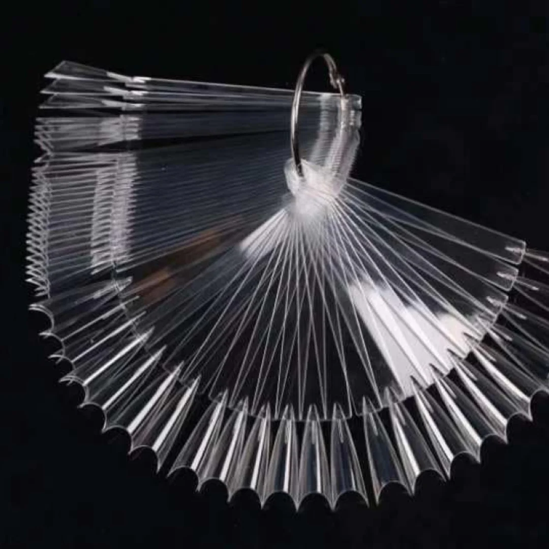 JNBS Nail Swatch Sample Display Fan-shaped Stiletto (50pcs/pack) - Image 3