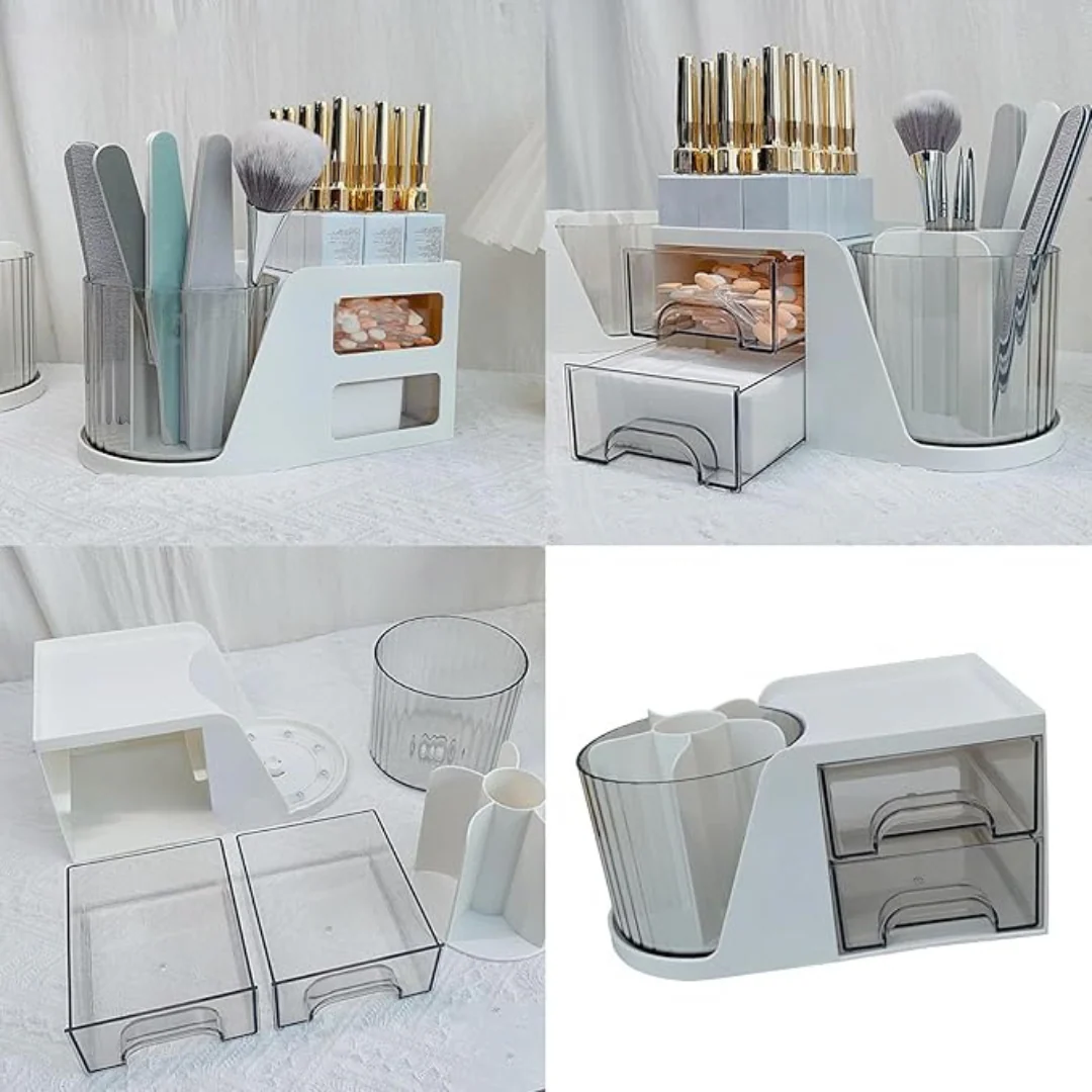 JNBS Rotating Desk Organizer for Nail Tools - Image 4