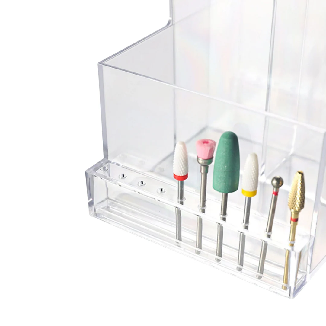 JNBS Desk Organizer for Nail Tools Clear - Image 6