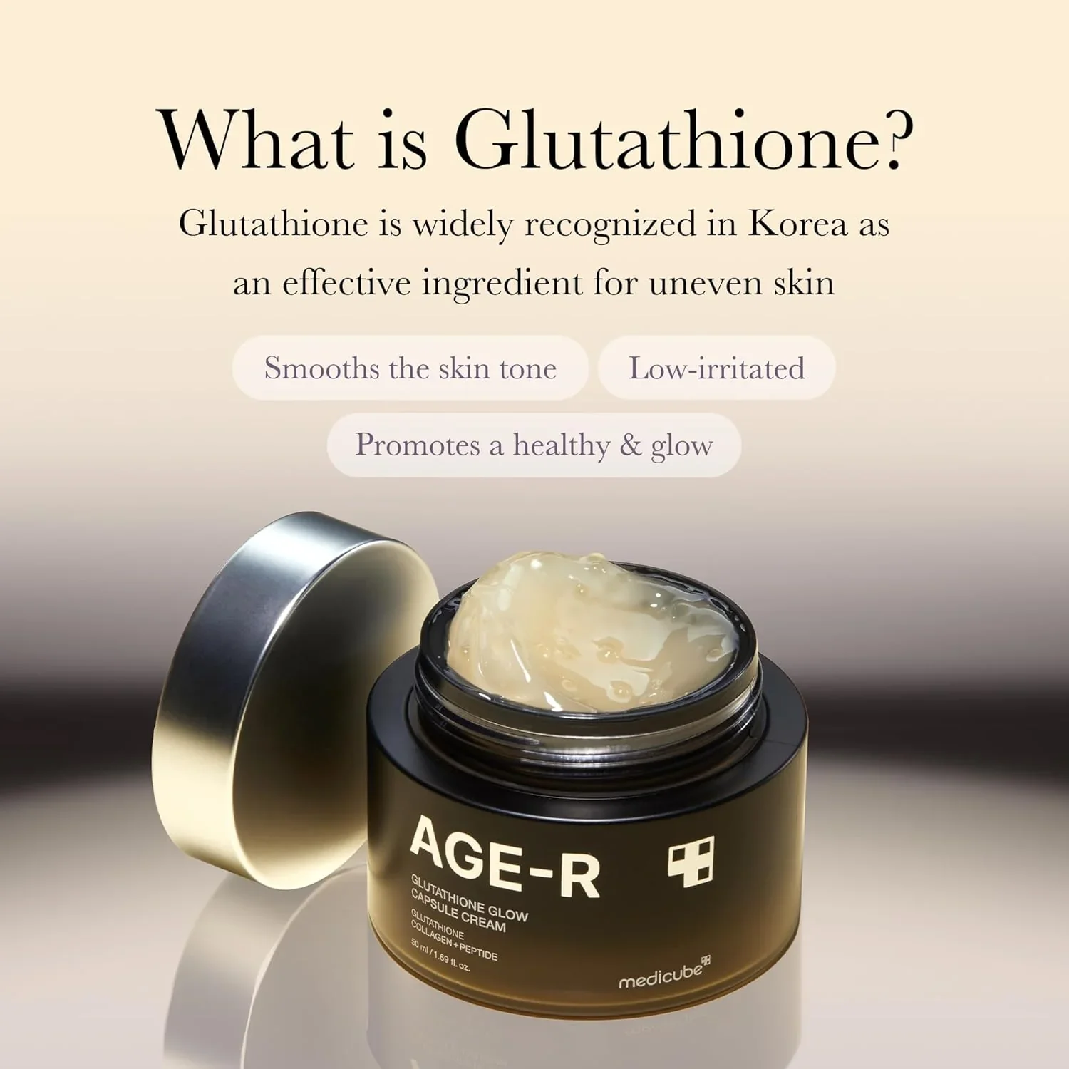 MEDICUBE Age-R Glutathione Glow Capsule Cream 50mL - Image 5