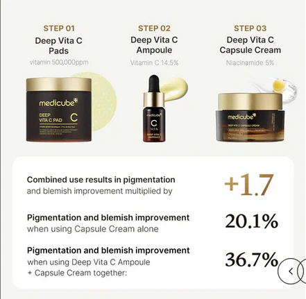 MEDICUBE Deep Vita C Capsule Cream 55g - Image 13