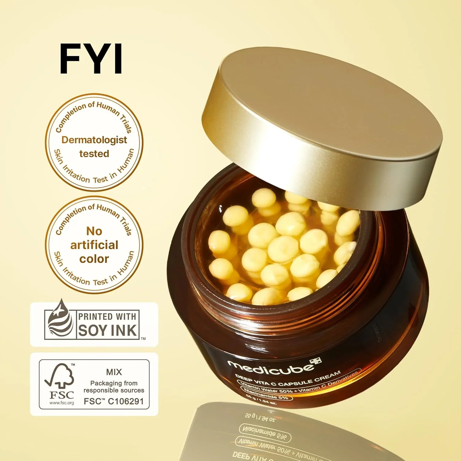 MEDICUBE Deep Vita C Capsule Cream 55g - Image 4
