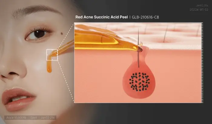 Medicube 21% Red Succinic Acid Cleansing Booster Serum 40g - Image 8
