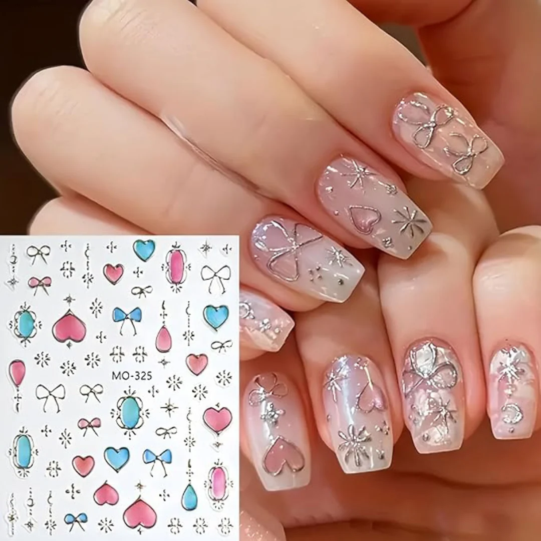 MOSR Nail Art Sticker Crystal Baroque Sun Star - Image 2