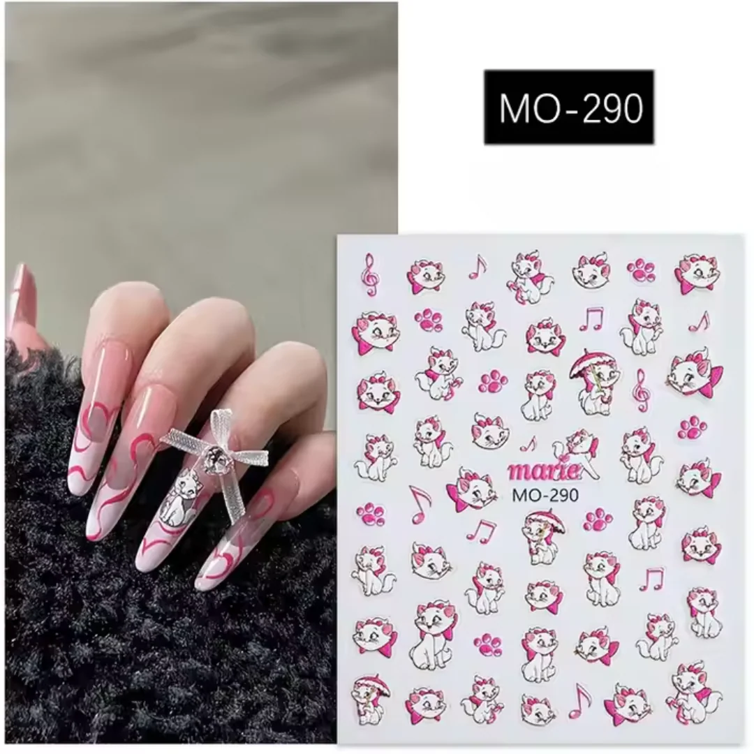 MOSR Nail Art Sticker Marie Cat - Image 2