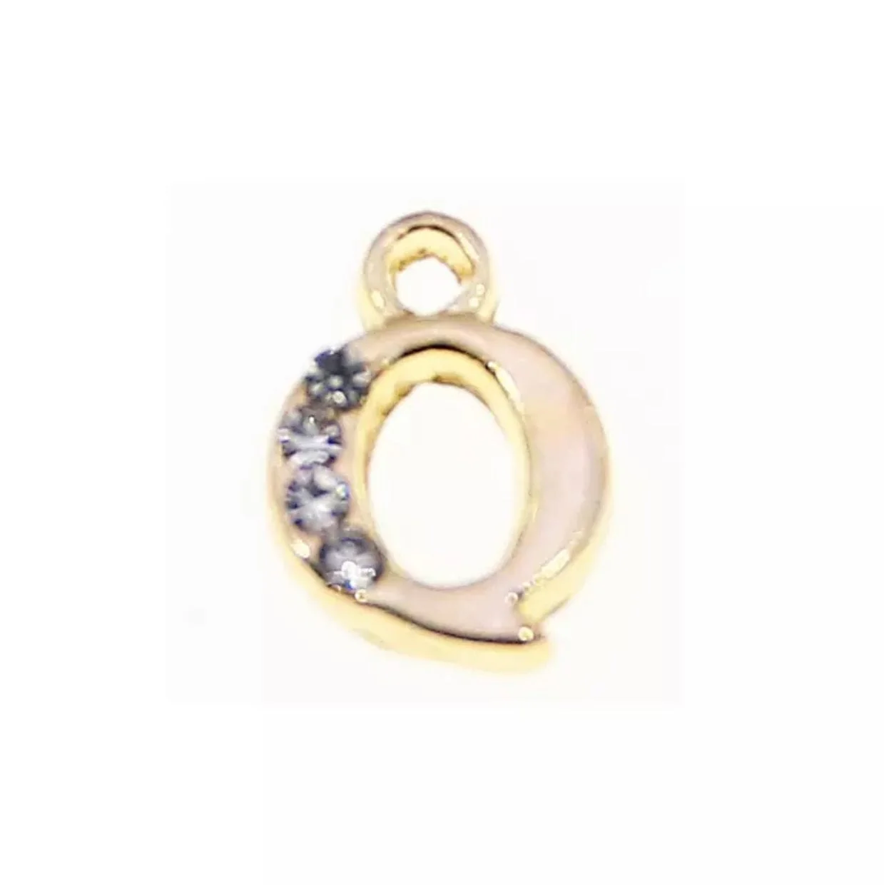 JNBS Nail Piercing Charm 08 Gold Alphabet/ Letter (2pcs) - Image 14