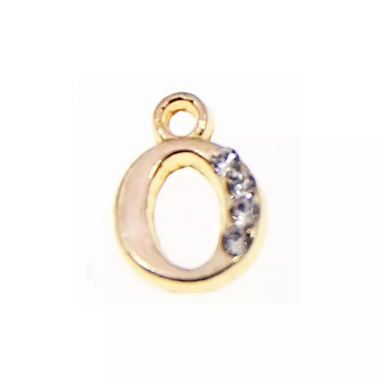 JNBS Nail Piercing Charm 08 Gold Alphabet/ Letter (2pcs) - Image 16