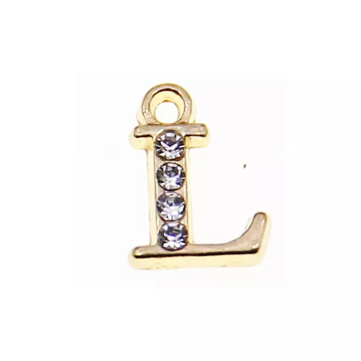 JNBS Nail Piercing Charm 08 Gold Alphabet/ Letter (2pcs) - Image 18