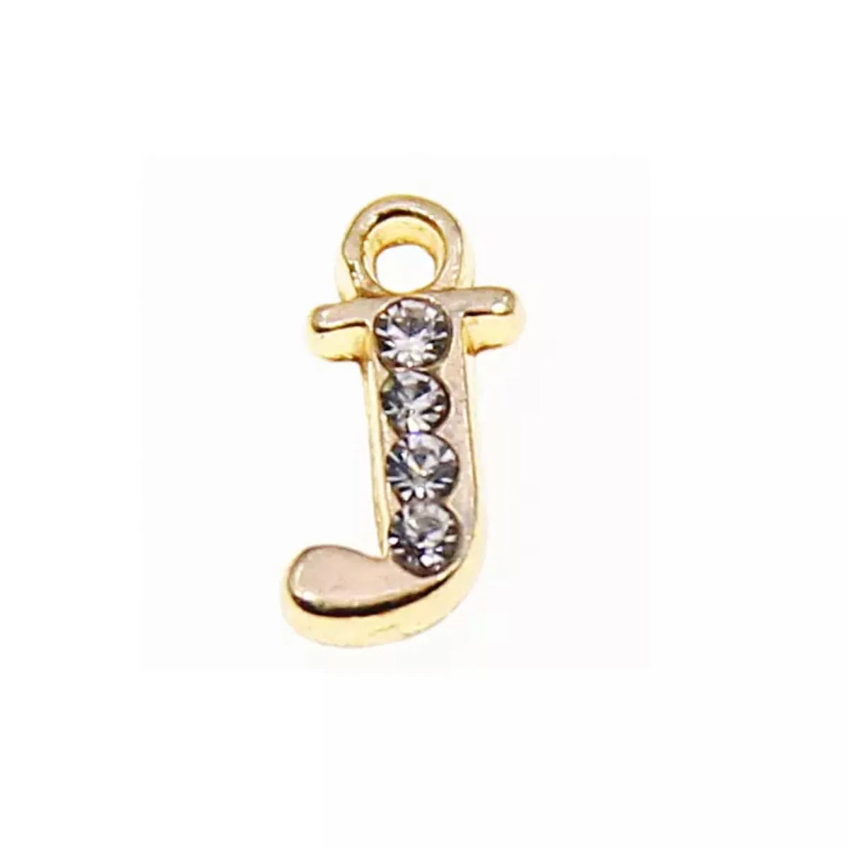 JNBS Nail Piercing Charm 08 Gold Alphabet/ Letter (2pcs) - Image 19