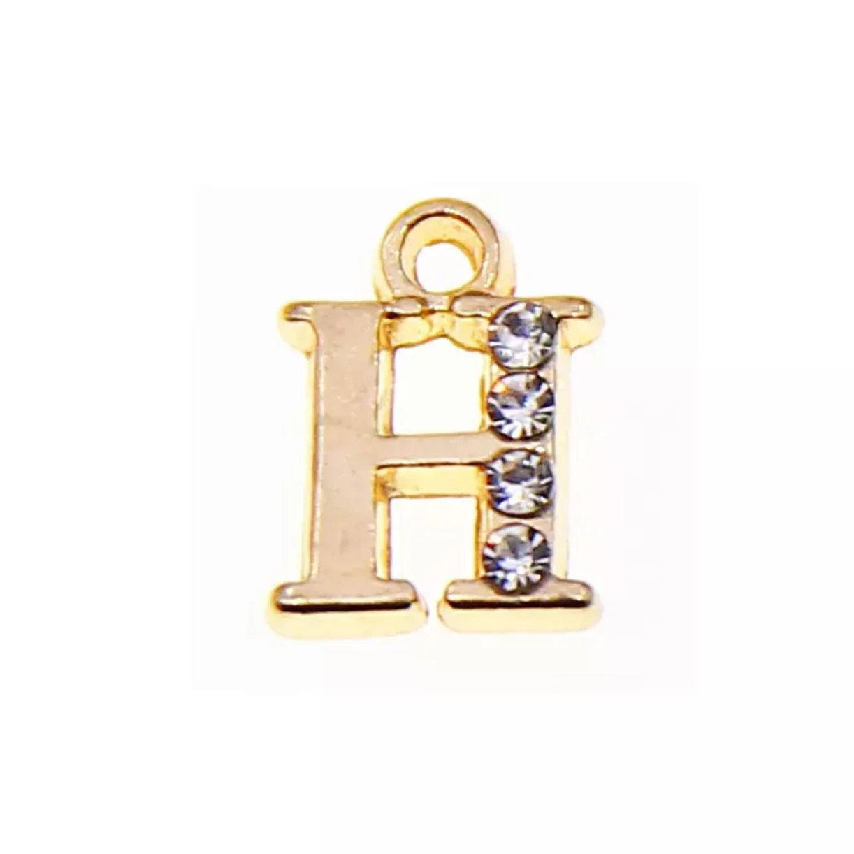 JNBS Nail Piercing Charm 08 Gold Alphabet/ Letter (2pcs) - Image 21