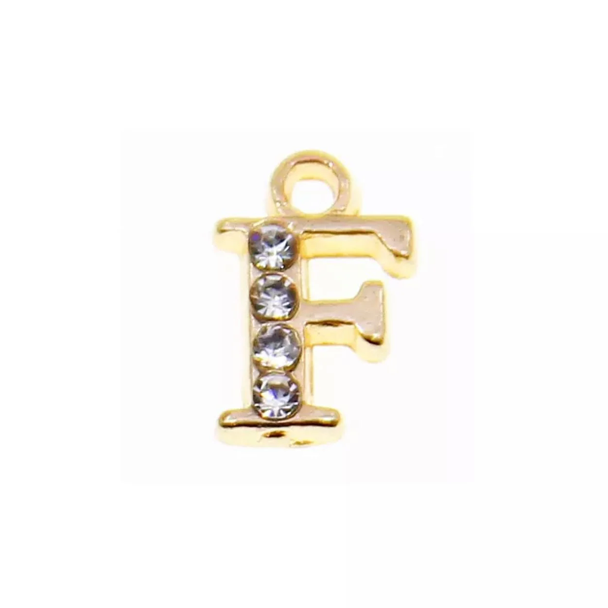 JNBS Nail Piercing Charm 08 Gold Alphabet/ Letter (2pcs) - Image 23