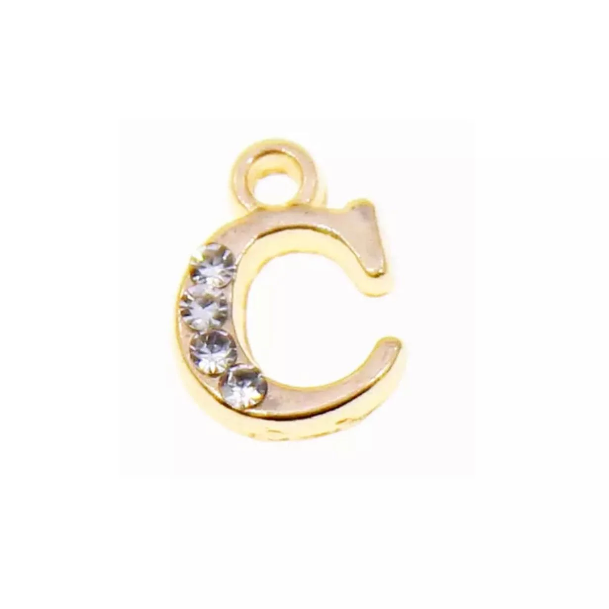 JNBS Nail Piercing Charm 08 Gold Alphabet/ Letter (2pcs) - Image 26