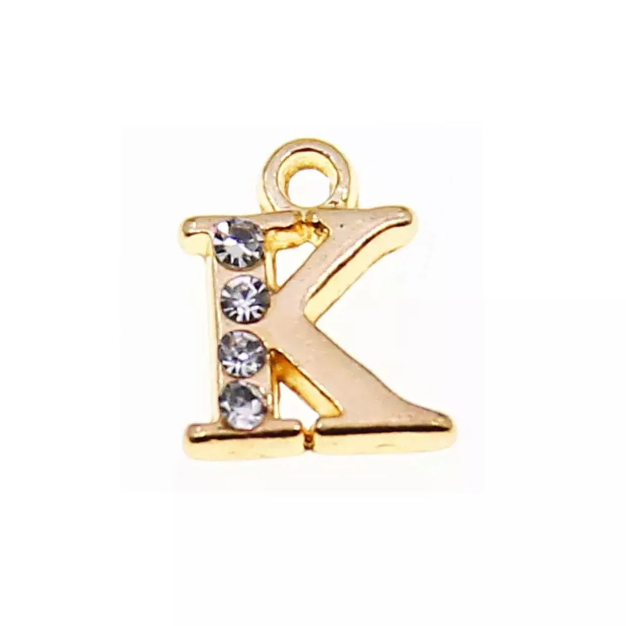 JNBS Nail Piercing Charm 08 Gold Alphabet/ Letter (2pcs) - Image 3