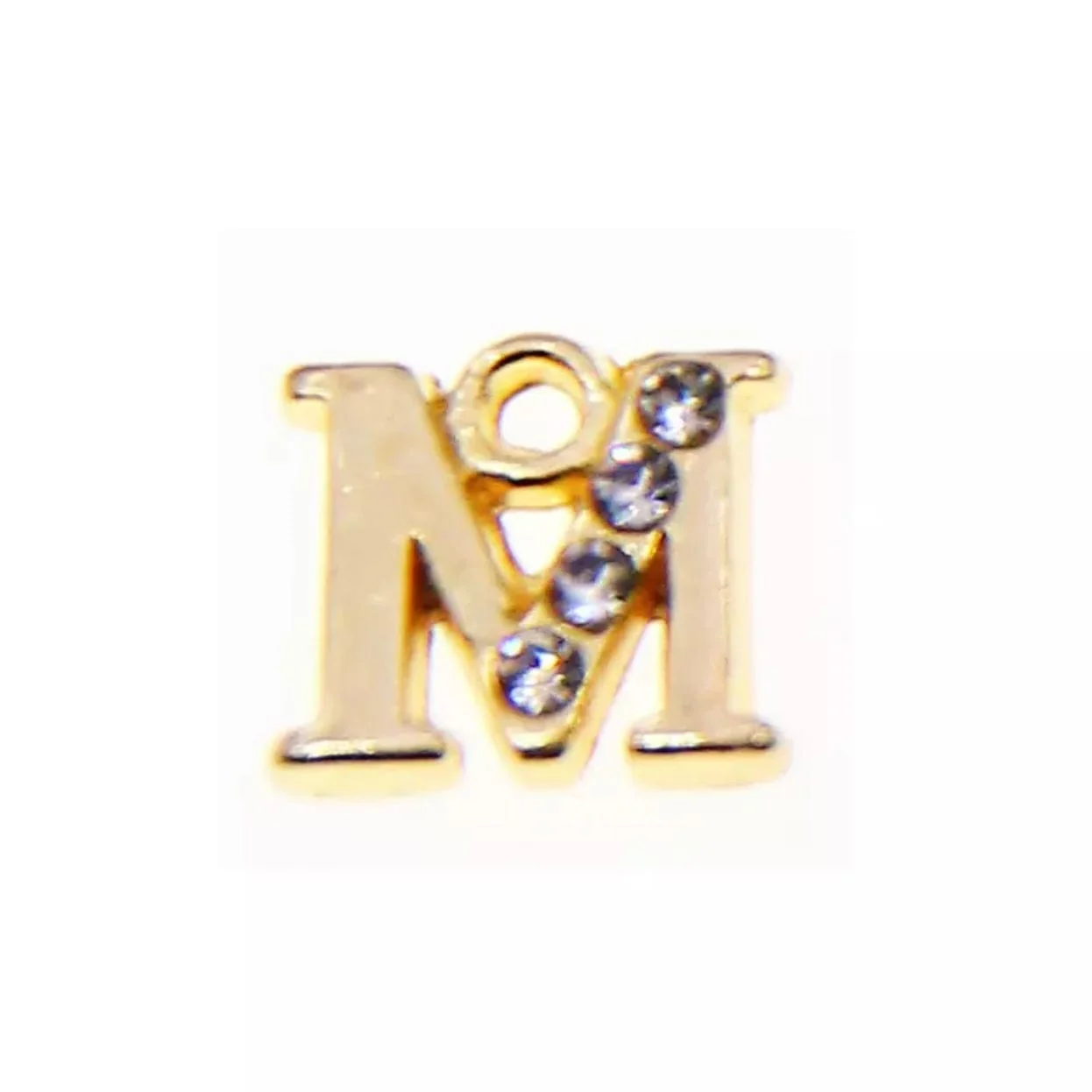 JNBS Nail Piercing Charm 08 Gold Alphabet/ Letter (2pcs) - Image 4