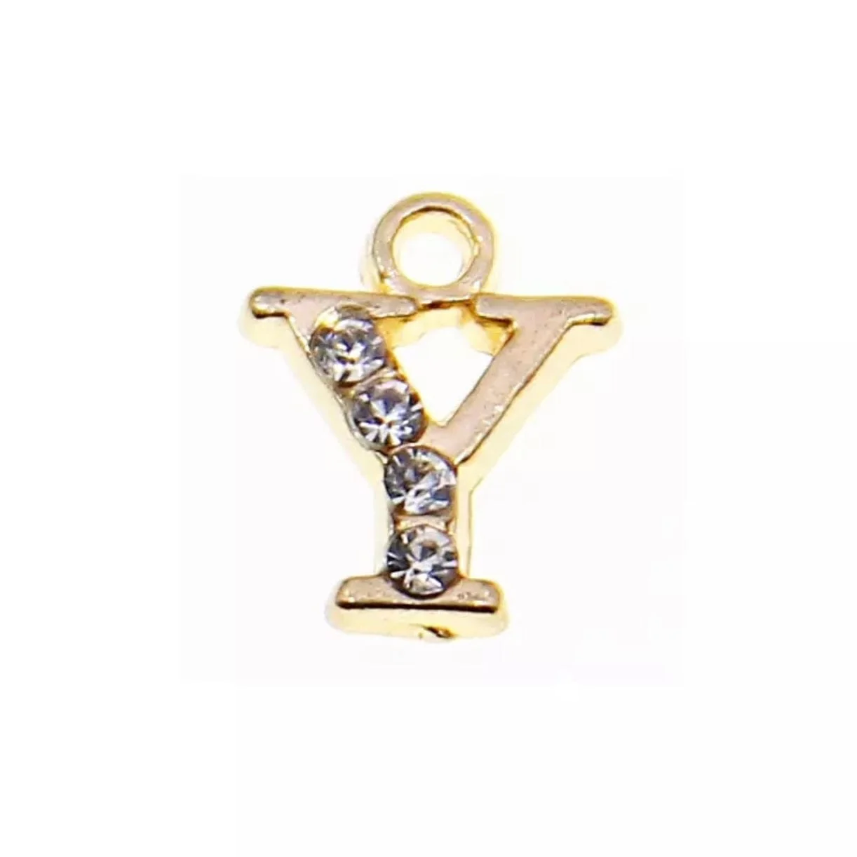 JNBS Nail Piercing Charm 08 Gold Alphabet/ Letter (2pcs) - Image 6