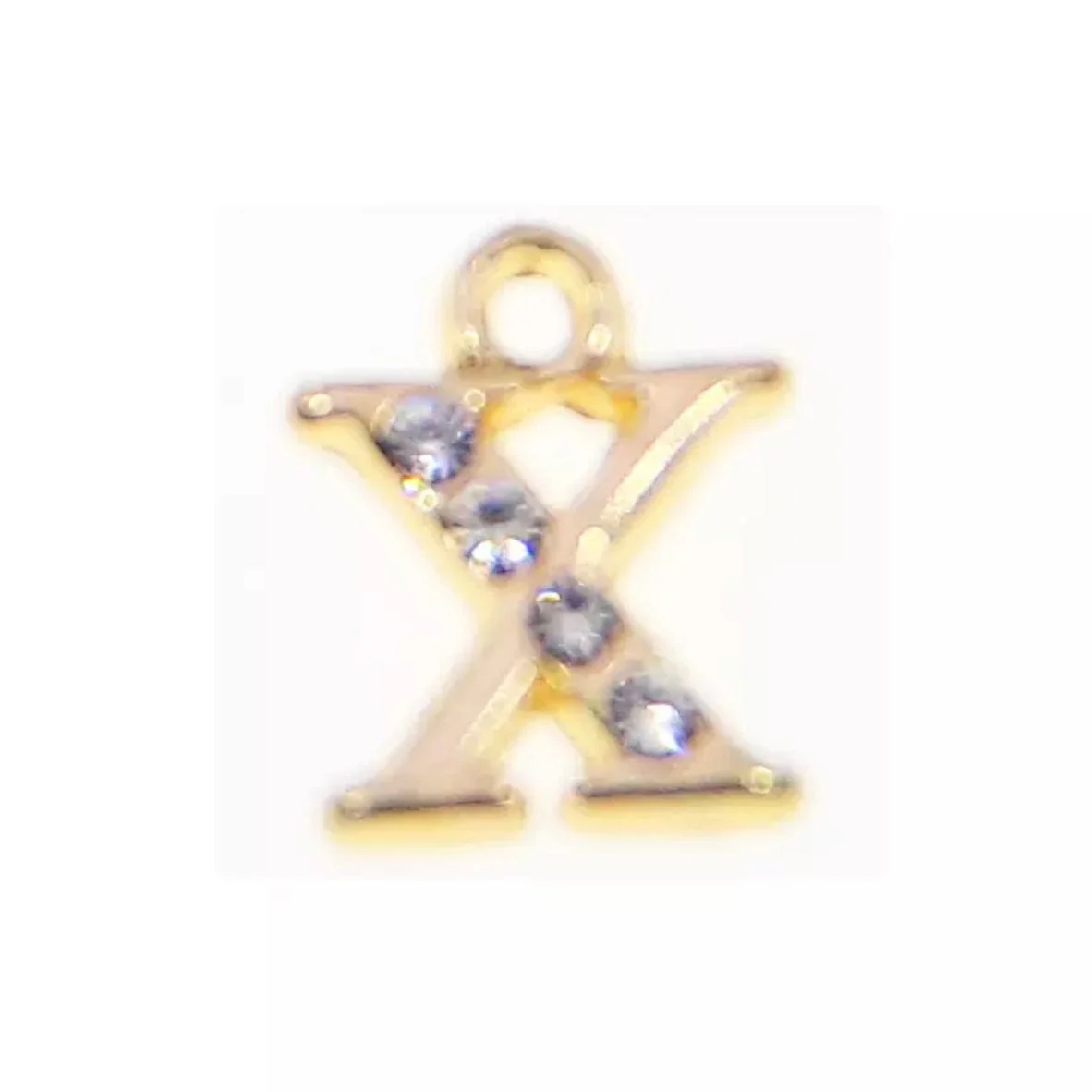 JNBS Nail Piercing Charm 08 Gold Alphabet/ Letter (2pcs) - Image 7